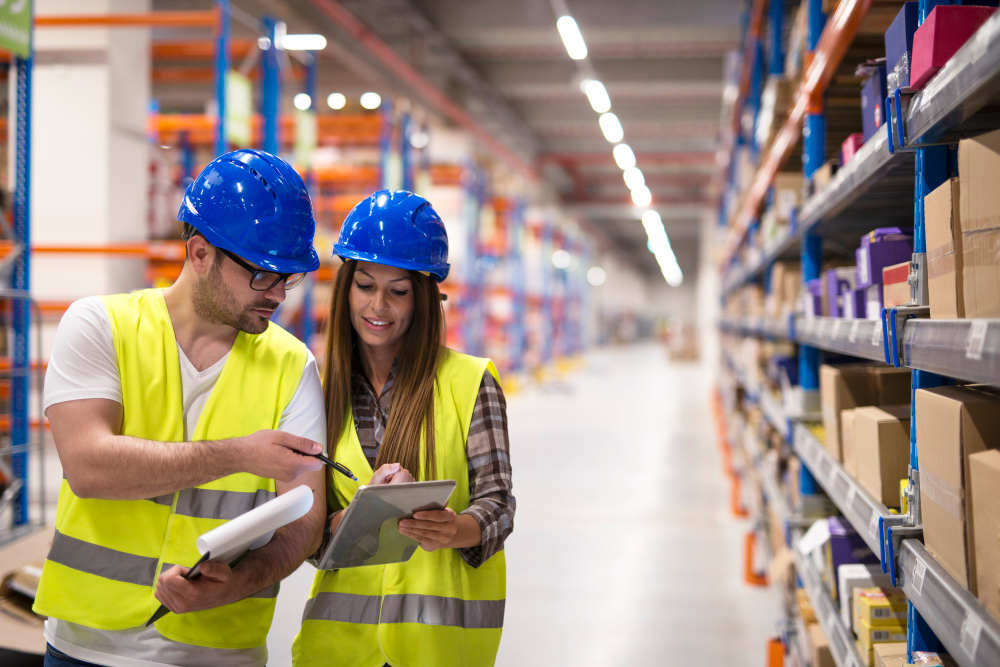 warehouse-workers-checking-inventory-consulting-each-other-about-organization-distribution-goods